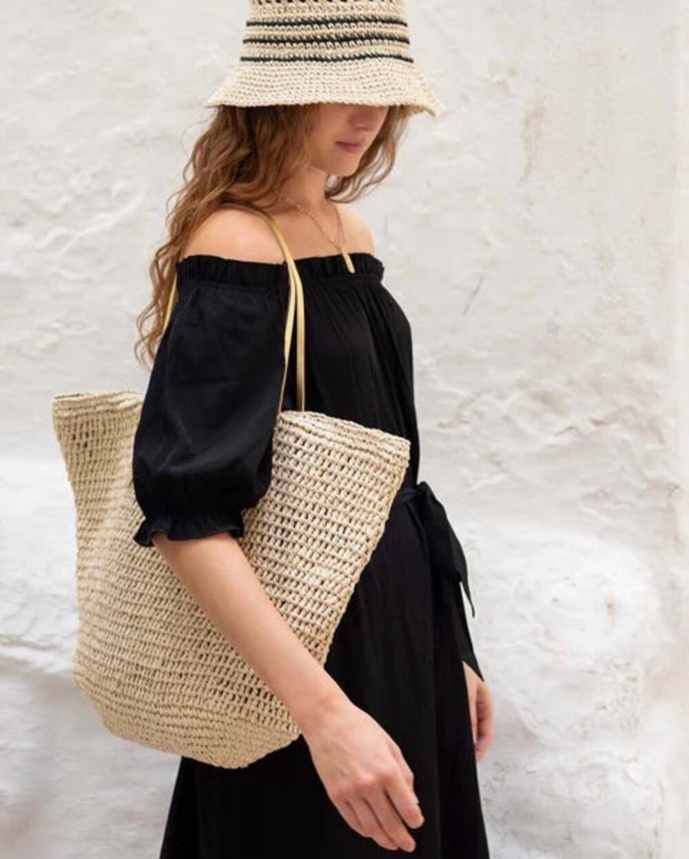 Mersea Black off the shoulder knee lenth dress NWT size large
